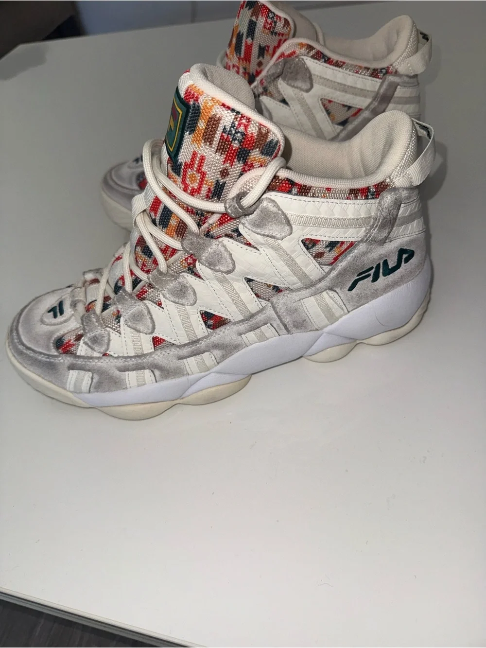 Fila Men's Stackhouse Spaghetti Basketball Shoes Size 12